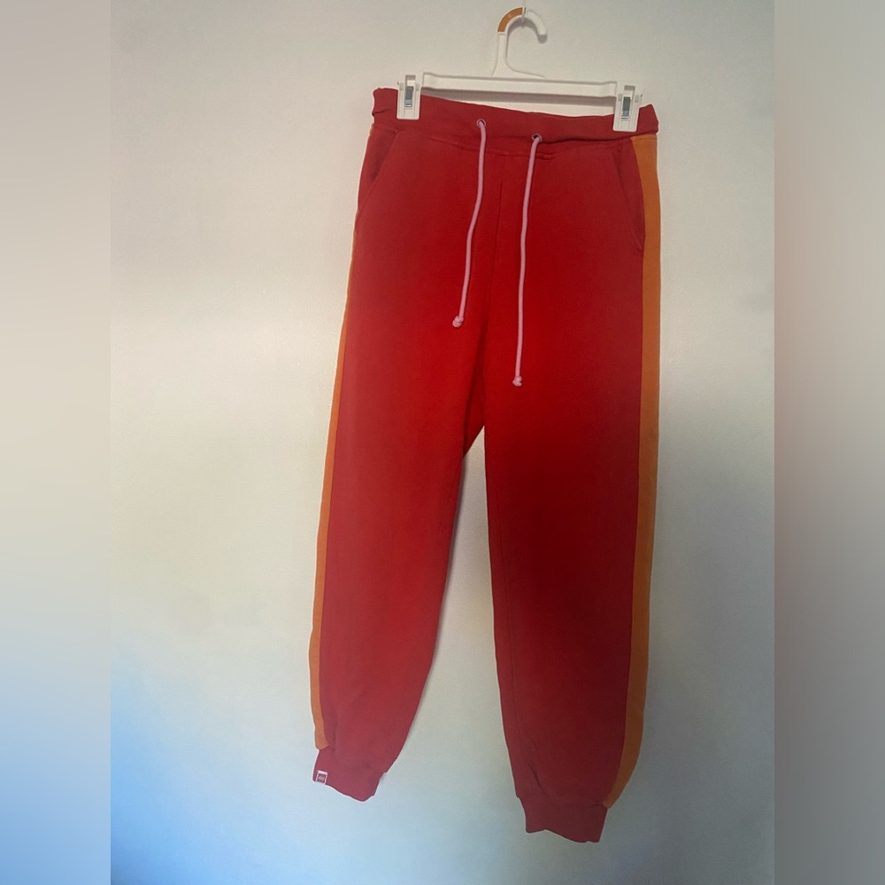 Lego Red Jogger Pants with Orange Side Stripe